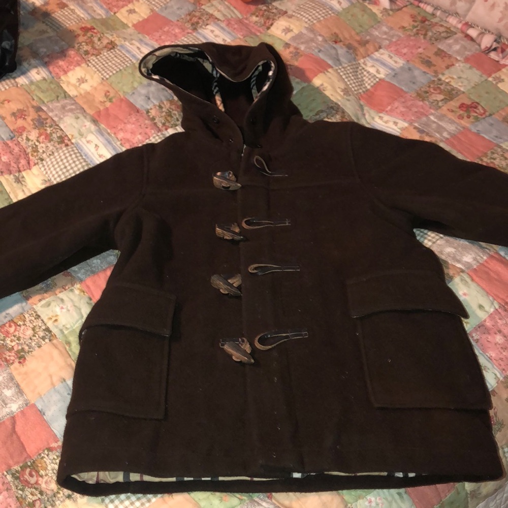 Burberry Kids wool duffle coat